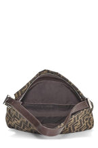 Fendi,  Brown Zucca Canvas Shoulder Bag, Brown