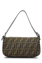 Fendi,  Brown Zucca Canvas Shoulder Bag, Brown