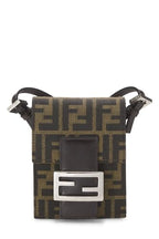 Fendi,  Brown Zucca Canvas Dome Crossbody Mini, Brown