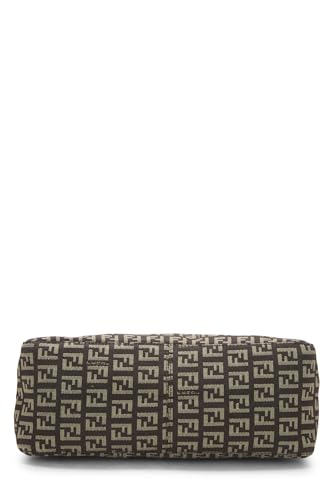 Fendi,  Brown Zucchino Canvas Shoulder Bag, Brown