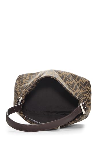 Fendi,  Brown Zucca Canvas Shoulder Bag, Brown