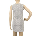 Fendi Zucca Pattern Sleeveless Dress