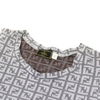 Fendi Zucca Pattern Sleeveless Dress