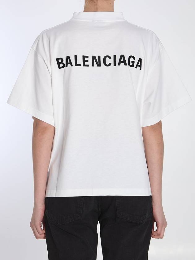 Balenciaga Cropped Logo T-Shirt
