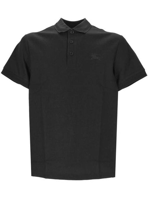 Burberry Cotton Polo Shirt Black