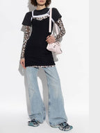 Balenciaga flare denim jeans blue