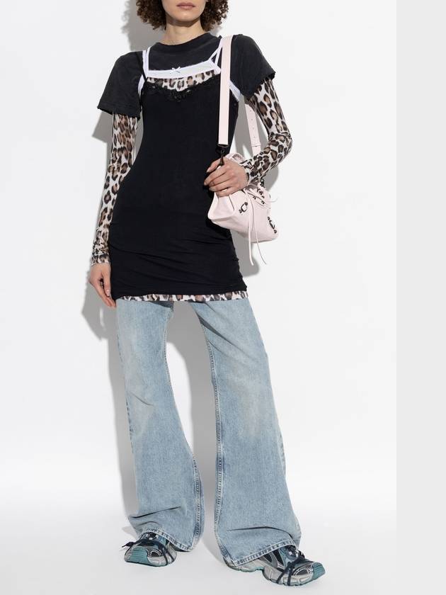 Balenciaga flare denim jeans blue