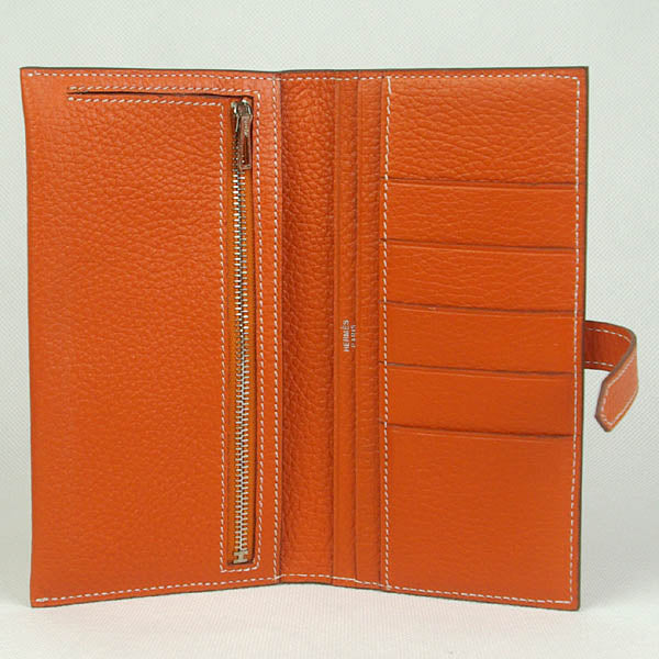 Hermes Wallet H008 Ladies Wallet Orange