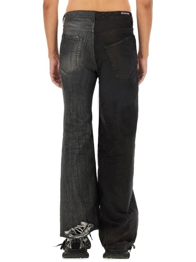 Balenciaga Fifty-Fifty Jeans Black