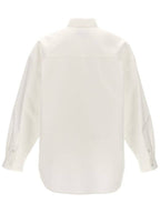Balenciaga Outerwear Large Fit Shirt White