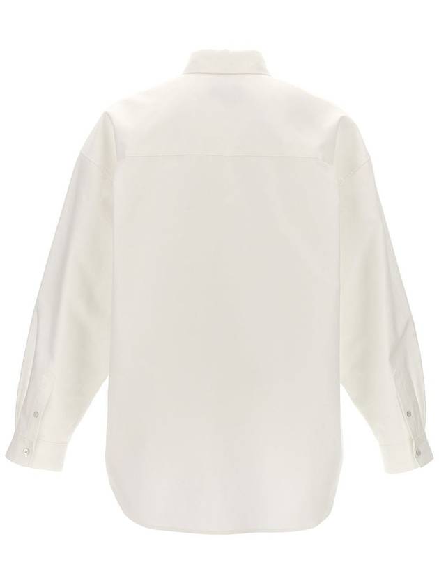 Balenciaga Outerwear Large Fit Shirt White