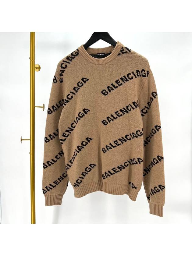 Balenciaga Multi logo knit sweater size L