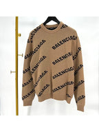 Balenciaga Multi logo knit sweater size L