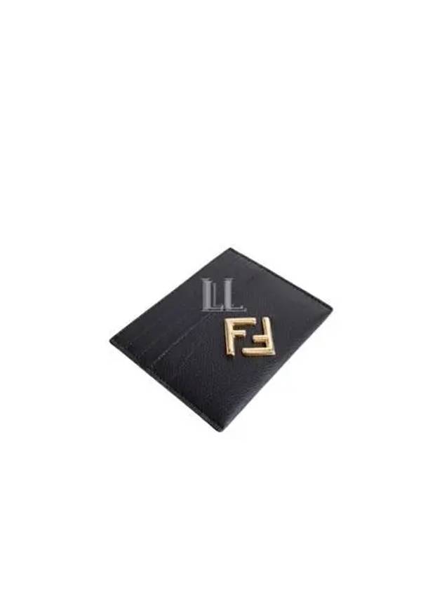 Fendi FF Diamond Card Wallet Black