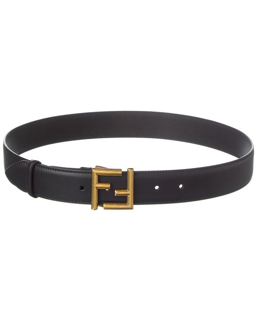 FENDI FF Motif Leather Belt