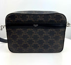 Celine Small Messenger Bag - Triomphe Canvas & Calfskin