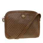 CELINE Shoulder Bag Leather Brown  33155