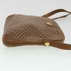 CELINE Shoulder Bag Leather Brown  33155