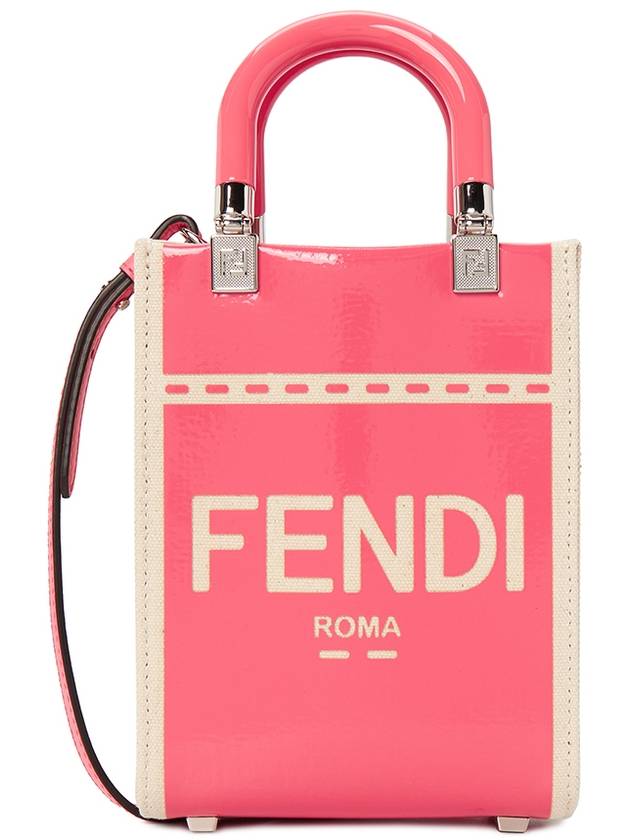Fendi Sunshine Shopper Small Tote Bag Pink