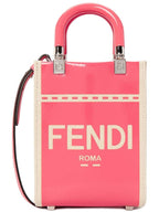 Fendi Sunshine Shopper Small Tote Bag Pink