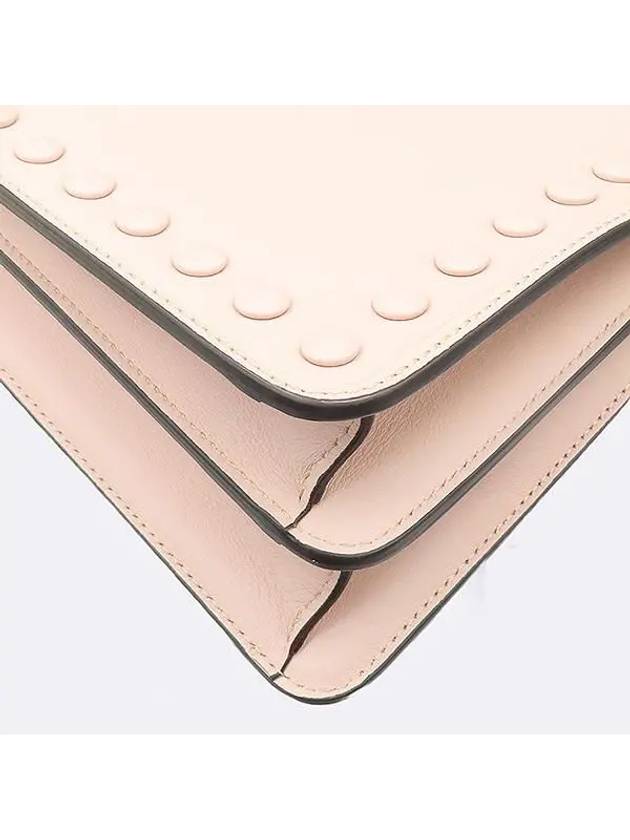 Fendi 8BN323 Pink color Peekaboo I SEE U IC gold handle tote bag