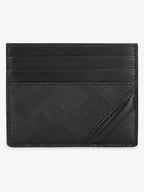 Fendi Shadow Diagonal Card Wallet Black
