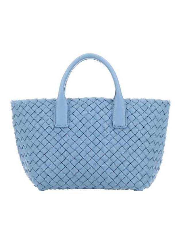 Bottega Veneta Kabat Mini Tote Bag Blue
