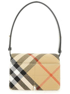 Burberry Snip Check Shoulder Bag Sand