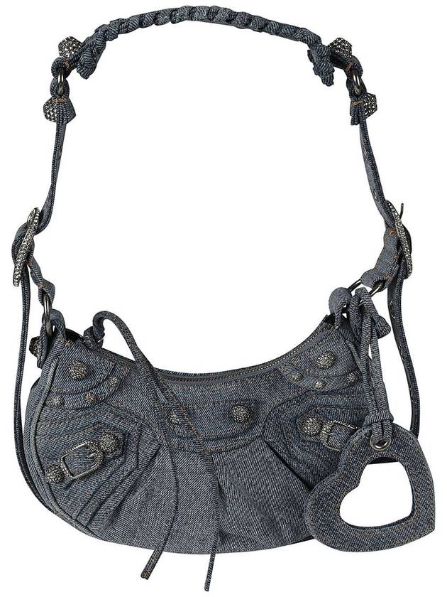 Balenciaga Le Cagole XS Shoulder Bag Denim Blue