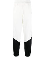 Fendi Color Block Logo Side JoGGer Track Pants Black White
