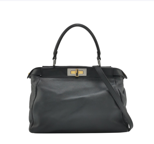Fendi Peekaboo Medium Bag Black 250215781064350