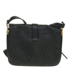 CELINE Shoulder Bag Leather Black  34008