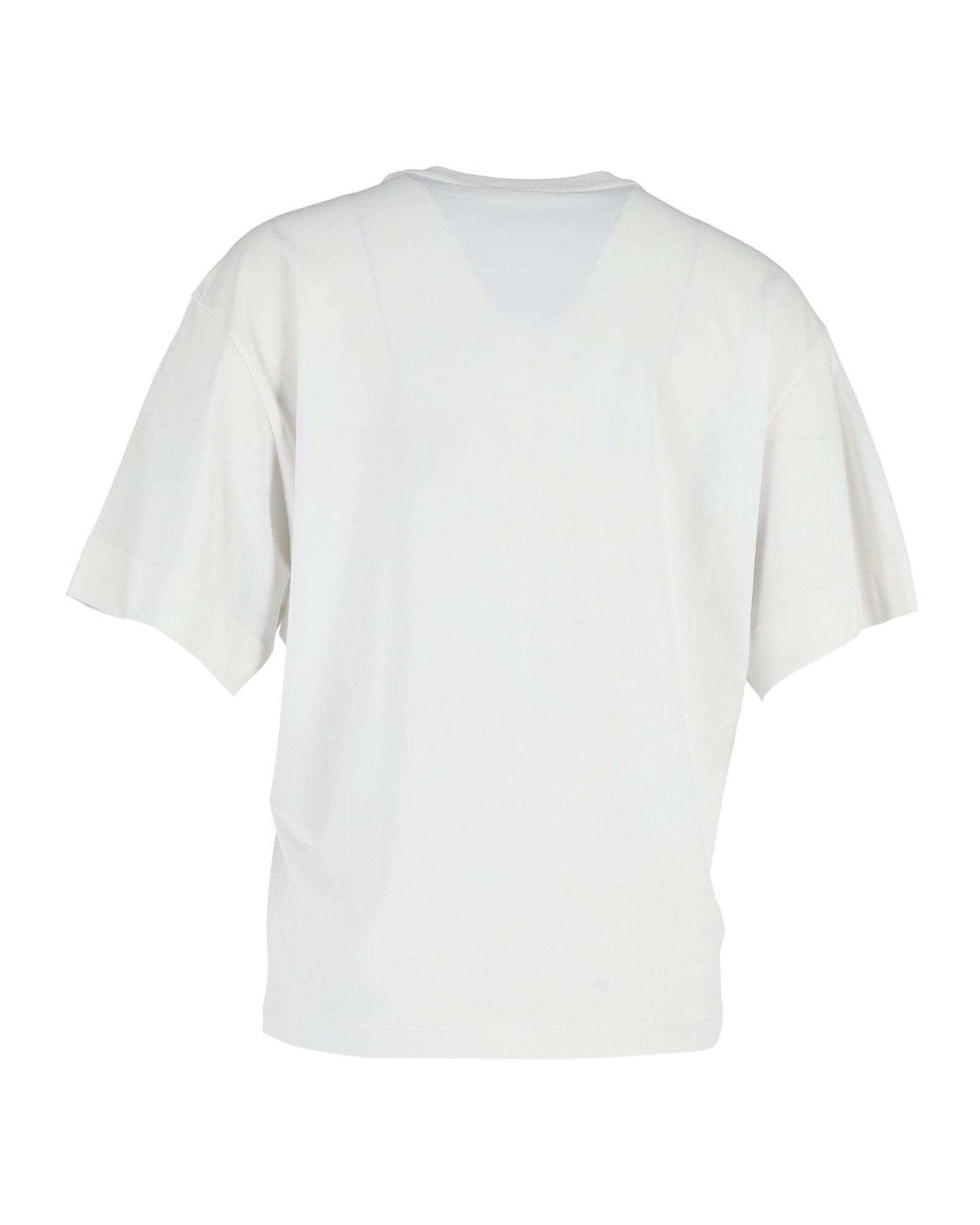 Chloe Logo T-Shirt in White Cotton
