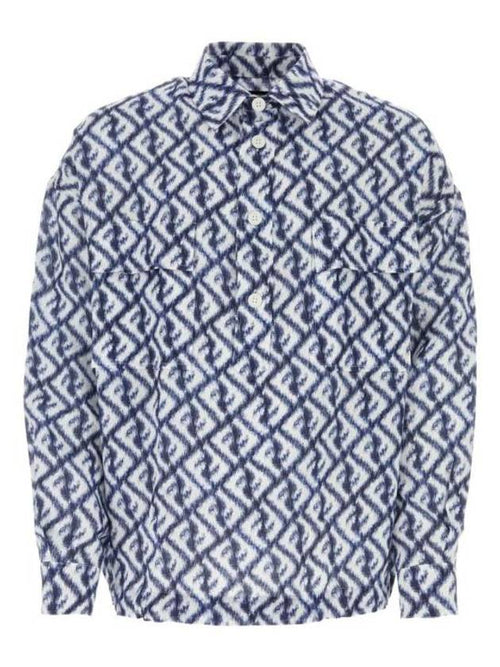 Fendi Linen Long Sleeve Shirt