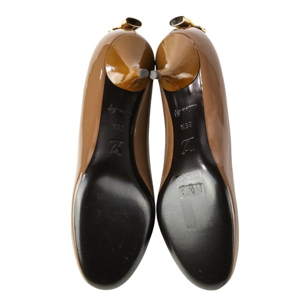 Louis Vuitton Back Cadena Patent Leather Pumps