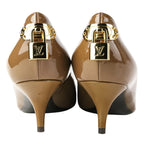 Louis Vuitton Back Cadena Patent Leather Pumps