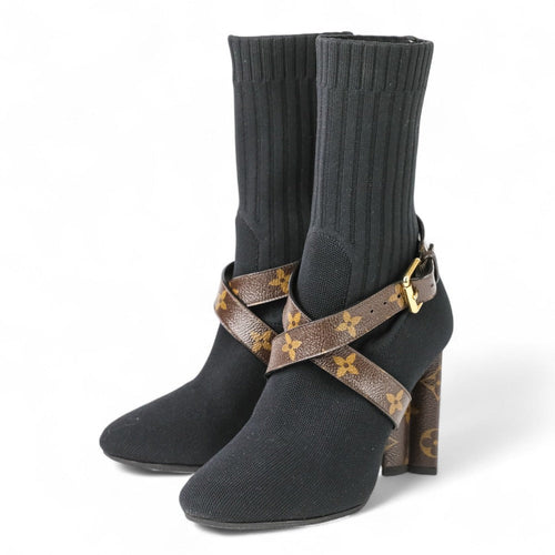 Louis Vuitton Silhouette Line Monogram Boots