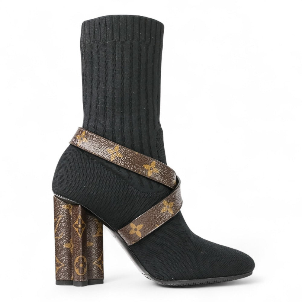 Louis Vuitton Silhouette Line Monogram Boots