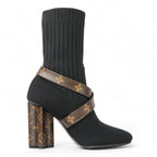 Louis Vuitton Silhouette Line Monogram Boots