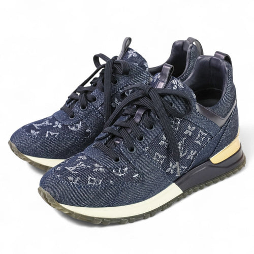 Louis Vuitton Run Away Monogram Denim Sneakers
