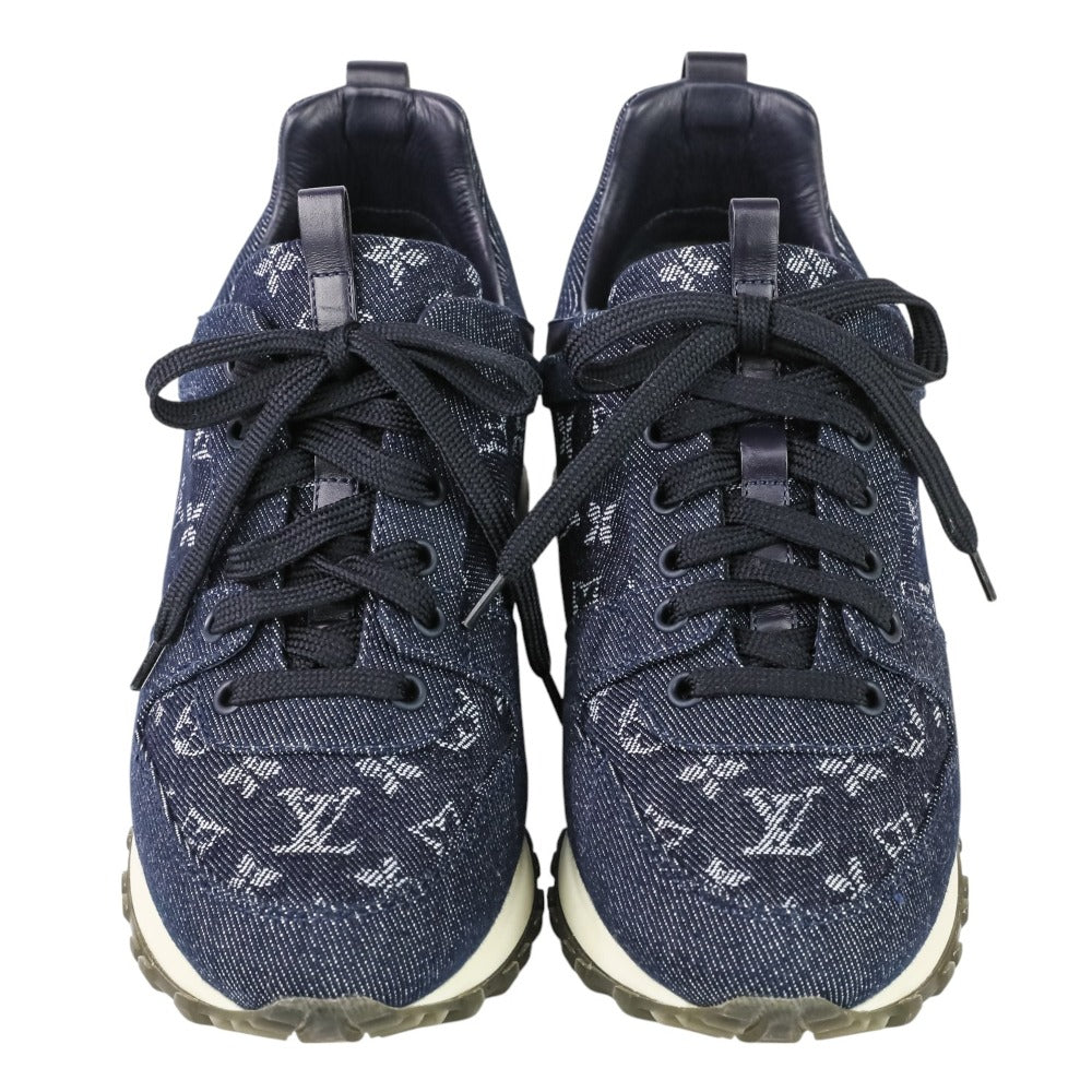 Louis Vuitton Run Away Monogram Denim Sneakers