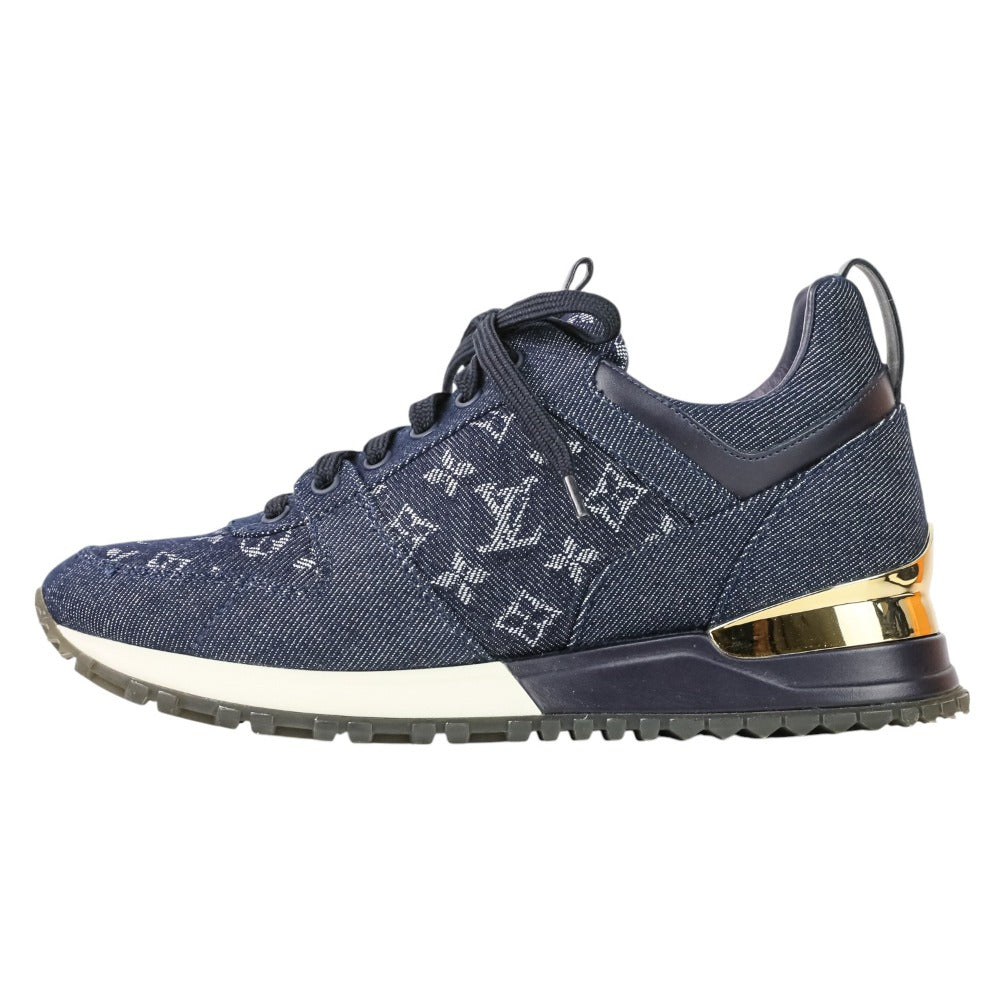 Louis Vuitton Run Away Monogram Denim Sneakers