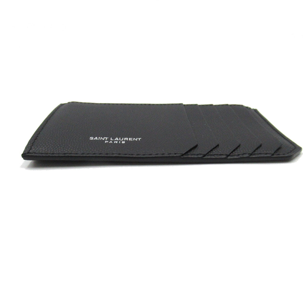 Saint Laurent Coin case Wallet Leather Black 609362BTY0N1000