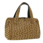 CELINE Brazon Hand Bag Unborn Calf SkinLeather Beige  34321