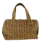 CELINE Brazon Hand Bag Unborn Calf SkinLeather Beige  34321