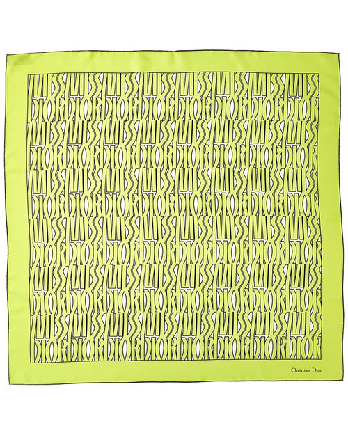 Dior Miss Dior Allover 90 Square Silk Scarf