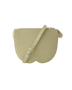 Burberry Pebble Leather Crossbody Bag Women Beige Clutch Bags