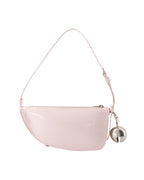 Burberry HalfMoon Shoulder Bag with Bell Charm Women Pink
