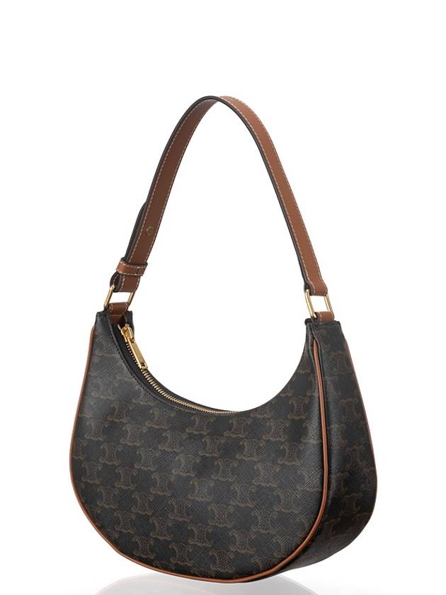 CELINE Triomphe Medium Ava Shoulder Bag Tan