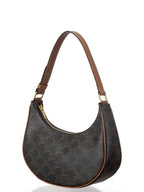 CELINE Triomphe Medium Ava Shoulder Bag Tan